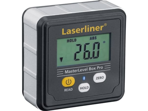 Laserliner MasterLevel Box Pro, Svart, Grad, AAA/LR03, 1,5 V, 0 - 50 ° C, -20 - 70 ° C