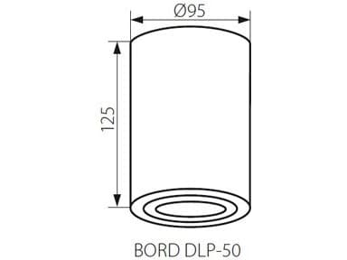 Kanlux Ceiling Light Point Fitting Bord Dlp-50W