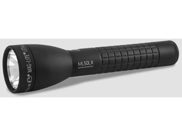 Maglite ML50LX, Käsikokoinen taskulamppu, Musta, Painikkeet, 1 m, IPX4, LED