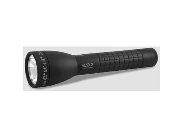 Maglite ML50LX, Käsikokoinen taskulamppu, Musta, Painikkeet, 1 m, IPX4, LED