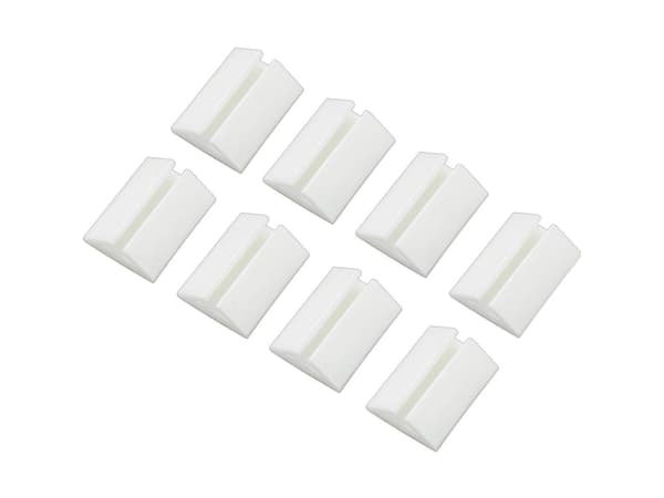 TRU COMPONENTS Kabelhållare Självhäftande 1571994 Bundle-Ø-område 2,50 till 3,50 mm Vit 8 st
