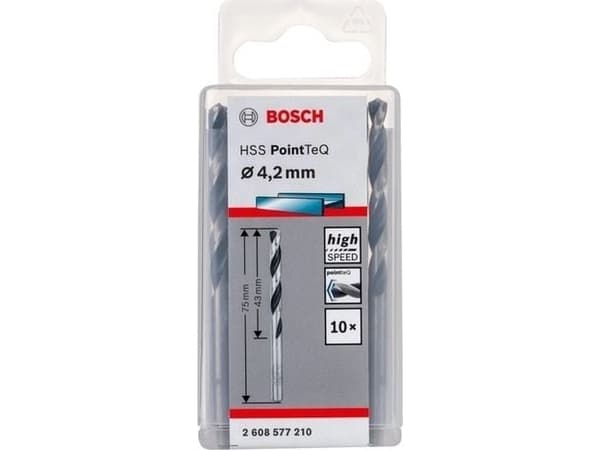 Bosch METALBOR POINTTEC HSS-R 4,2MM 10 STK