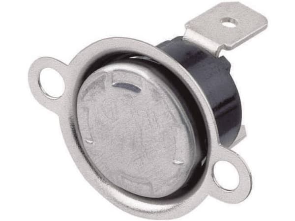 TRU COMPONENTS Bimetalkontakt 250 V 10 A Åbningstemperatur (± 5°C) 100 °C Lukketemperatur 75 °C 1 stk