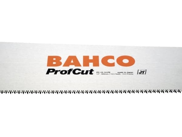 Bahco PC-12-14-PS-B, Ryggsåg, Plast, Trä, Svart, Röd, Rostfritt stål, Svart, Röd, 1 styck, 30,5 cm