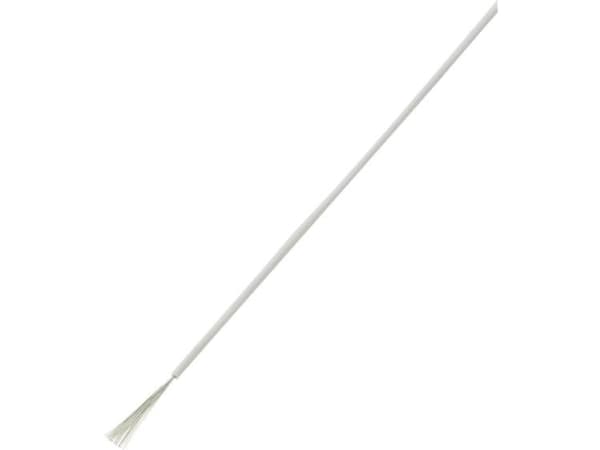 TRU COMPONENTS 1570576 Wire LiY 1 x 0,14 mm² Vit 25 m