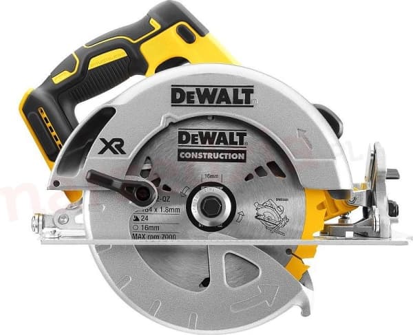 DeWALT - Cirkelsåg - sladdlös - 184 mm - inget batteri - 18 V - SOLO