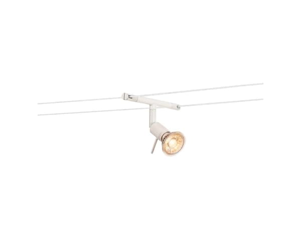 SLV SYROS, Spotlight på skinne, GX5.3, 1 ampuller, 12 V, Hvit