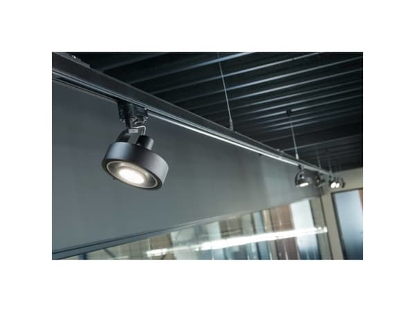 SLV KALU TRACK, Skinnebelysningsspot, GU10, 1 pære(r ), 220-240 V, Sort