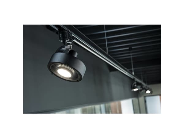 SLV KALU TRACK, Skinnebelysningsspot, GU10, 1 pære(r ), 220-240 V, Sort