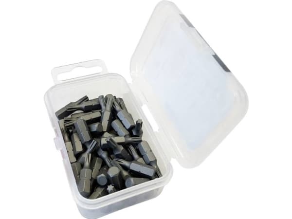 50 stk T 25 Torx-bitti TOOLCRAFT S2-stål