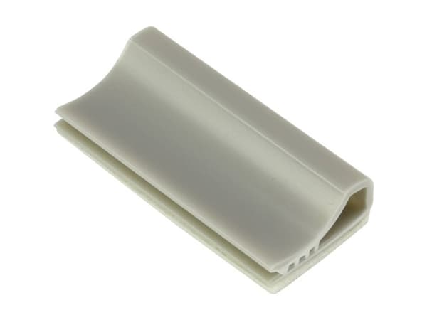 TRU COMPONENTS Kiinnityspistorasia TC-6645732 Litteälle nauhakaapelille Vaaleanharmaa 100 kpl