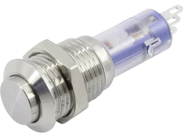 TRU COMPONENTS TC-6647600 LAS4GQH-11/S Trykknap 48 V/DC 0,50 A 1 x Off/(On) Tastende 1 stk