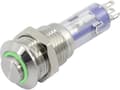 Miniatyrbild 1 av 3: TRU COMPONENTS LAS4GQH-11E/G/24V/S Tryckknapp 48 V 2 A 1 x Av/(På) Beröring Grön 1 st