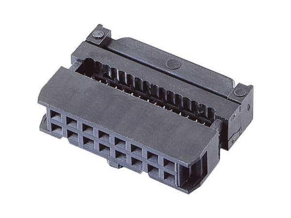 Conrad TC-2521016, 2 x 13 Pins, Svart, Hane/Hane, Rak, brons, 500 V