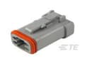 Miniatyrbild 1 av 3: TE Connectivity Anslutningskabel DT Totalt antal poler 4 DT06-4S-CE01 1 st