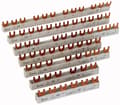 Miniatyrbilde 1 av 5: Eaton 215641, Samleskinneterminal, Rett, Hankjønn, Kobber, Hvit, 10 mm², 210 mm