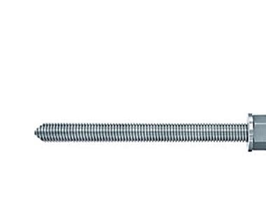 Fischer RG, M16, Stål, Helt gängad stång, 190 mm, 10 styck