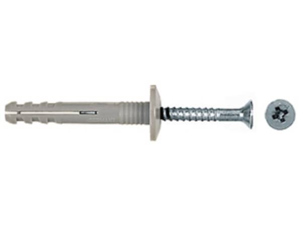 Fischer 50369 N 6 x 40/7 P A2 Sømrawplug 40 mm 6 mm 50 stk