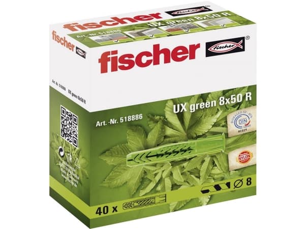 Fischer FUF OC 41 Skinneforbindelse 200 mm Stål 504517 20 stk