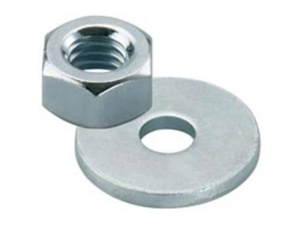 Fischer 510509 Sekskantmøtrikker Stål Galvaniseret 50 Paar