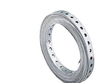 Fischer hulbånd 12mm - LBV, elforzinket - 10 meter pr. rulle