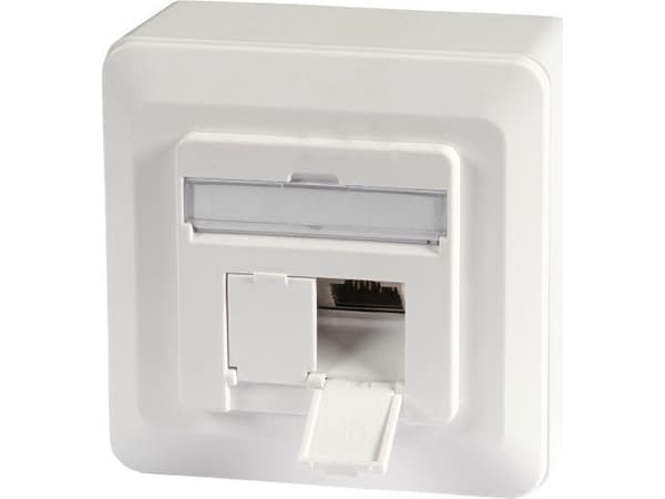EFB Elektronik ET-25133AV5-R, 2 x RJ-45, 6a, Vit