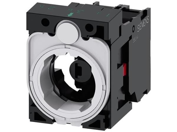 Siemens 3SU1501-1AG40-1CA0 Kontaktelement, LED-element med adapter 1 x brytkontakt Grön 24 V DC/AC 1 st