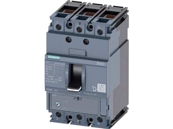 Siemensin katkaisija 1 kpl 3VA1180-4EE36-0AA0 Asetusalue (virta): 56 - 80 A (L x K x S) 76,2 x 130 x 70 mm (3VA1180-4EE36-0AA0)