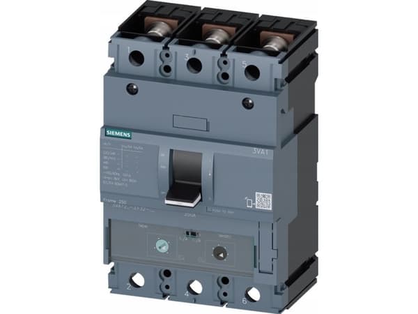 Siemens 3VA1225 4EF32 0AA0 Strömbrytare 1 st Inställningsområde (ström): 175 - 250 A Kopplingsspänning (max.): 690 V/AC (B x H x D) 105 x 158 x 70 mm