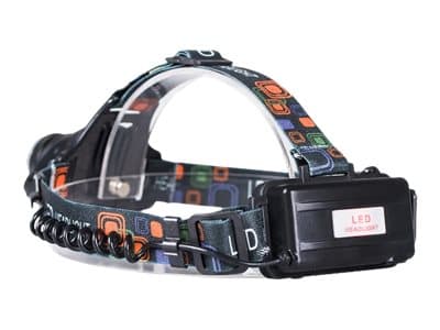 libox LB0107 - Hodelykt - LED - 3-modus - kald hvitt lys - svart