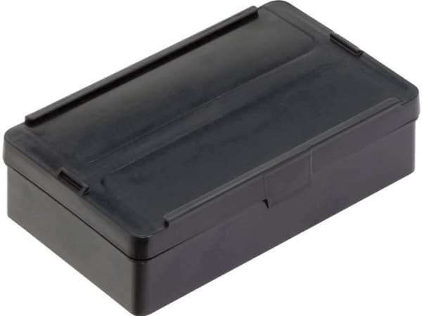 Alutec 1308.030 ESD Dåse med hængsel (B x H x T) 136 x 87 x 35 mm Sort 1 stk