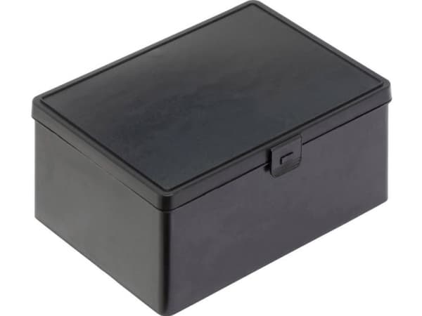 Alutec 1814.080 Box med gångjärn (B x H x D) 180 x 80 x 140 mm Svart 1 st