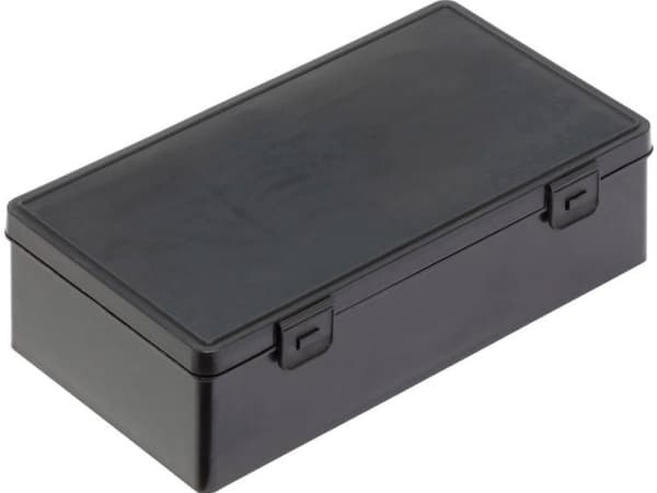 Alutec 2212.060 ESD Dåse med hængsel (B x H x T) 225 x 60 x 125 mm Sort 1 stk