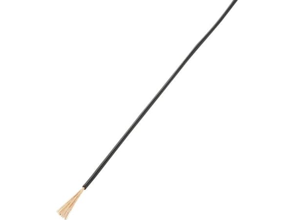 TRU COMPONENTS 1572458 Wire LiFY 1 x 0,25 mm² Svart 10 m