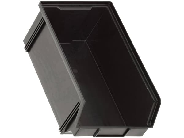 Alutec 1394103197 Förvaringslåda CB3ZMC (B x H x D) 200 x 145 x 350 mm Svart 1 st