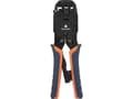 Miniatyrbilde 1 av 3: TOOLCRAFT TO-4988586 Krympetang Modulstik (westernstik) Inkl. kabelskærer, Inkl. afisoleringsværktøj RJ10, RJ11, RJ12, RJ45