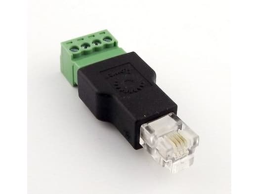 ALLNET STT-RJ11, 2 kpl, Musta, Vihreä, 51 mm, 18 mm, 11 mm