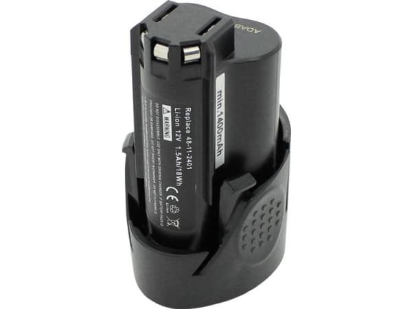 Beltrona MIL90621321 Værktøjsbatteri Erstatter original-batteri Milwaukee CB12 12 V 1500 mAh Litium