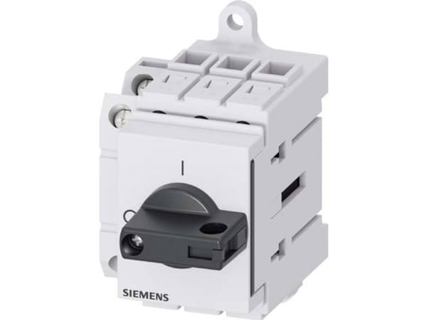 Sort 3-pole 16 mm² 16 A 1 x sluttekontakt, 1 x brydekontakt 690 V/AC Siemens 3LD30301TK11