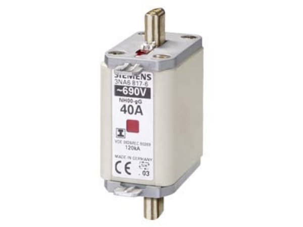 Siemens 3NA68206 Sikringsindsats Sikringsstørrelse = 0 50 A 690 V 3 stk