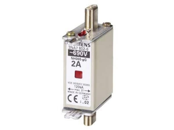 Siemens 3NA78056 Sikringsindsats Sikringsstørrelse = 0 16 A 690 V 3 stk