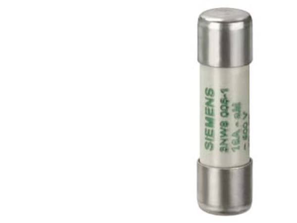 Siemens 3NW80061 Cylindersikringsindsats 12 A 500 V 10 stk