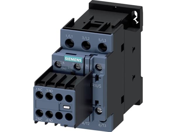 Siemens 3RT2027-1AP04 Contactor 3 x brytare 690 V/AC 1 st