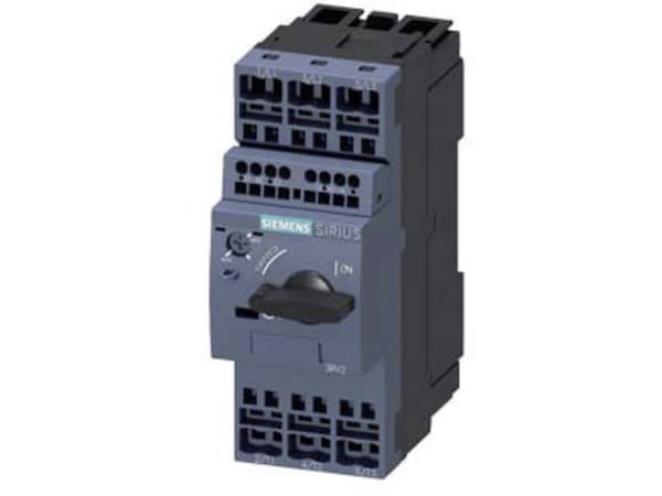 Siemens 3RV2021-1BA25 Strömbrytare 1 st Inställningsområde (ström): 1,4 - 2 A Kopplingsspänning (max.): 690 V/AC (B x H x D) 45 x 119 x 97 mm