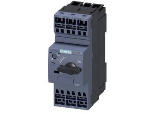 Siemens 3RV2021-1FA20 Katkaisija 1 kpl Asetusalue (virta): 3,5 - 5 A Kytkentäjännite (max.): 690 V/AC (L x K x S) 45 x 119 x 97 mm