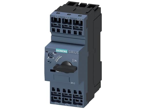 Siemens 3RV2023-4AA20 Strömbrytare 1 st Inställningsområde (ström): 10 - 16 A Kopplingsspänning (max.): 690 V/AC (B x H x D) 45 x 119 x 97 mm