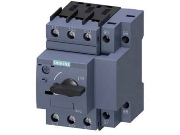 Siemens 3RV2111-1AA10 Katkaisija 1 kpl Asetusalue (virta): 1,1 - 1,6 A Kytkentäjännite (max.): 690 V/AC (L x K x S) 65 x 97 x 97 mm