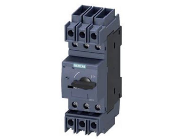 Siemens 3RV2811-0ED10 Strömbrytare 1 st Inställningsområde (ström): 0,4 A (max) Kopplingsspänning (max): 690 V/AC (B x H x D) 45 x 144 x 97 mm