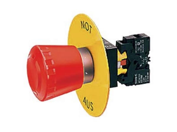 Siemens 3SB2908-2AG Underlagsskilt (Ø) 18 mm Gul 1 stk