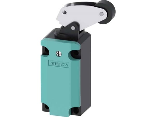 Siemens 3SE51120BF01 3SE5112-0BF01 Pysäytyskosketin 6 A Kulmapyörätanko, metallitanko, muovirulla IP66, IP67 1 kpl